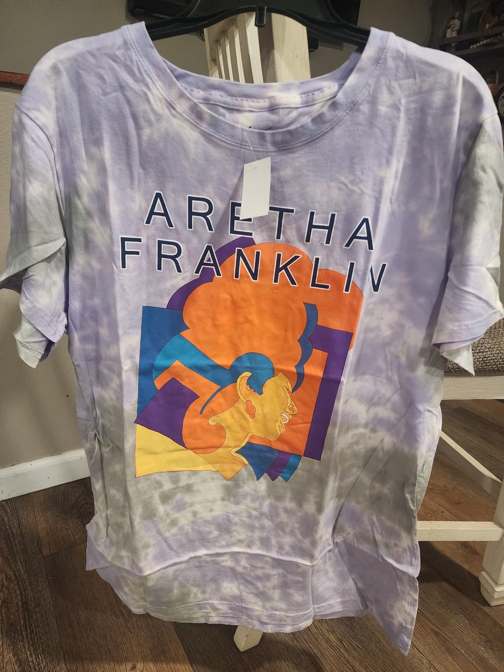 Aretha Franklin Tie-Dye Graphic Tee - Xl